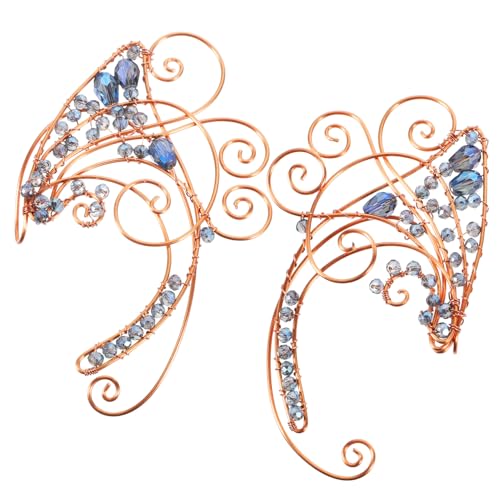 CLISPEED Ear Cuff Ohrringe für Damen Leichte Clip Ohrringe Fairy Ohrmanschette Ohrschmuck Deko Komfortabler Sitz Vielseitig Kombinierbar von CLISPEED