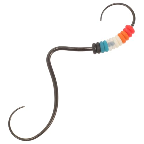 CLISPEED Edelstahl Septum Nasenring Herren Mustache Design Körperpiercing Schmuck Schwarz Vielseitig Tragbar Komfortabel und Stylisch für Damen und Herren von CLISPEED