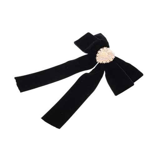 CLISPEED Elegante Samt Schleifenbrosche für Damen Große Schleifen anstecknadel aus Zinklegierung Vielseitig Tragbar an Hemdkragen Taschen und Hüten Modisches Accessoire für Frauen von CLISPEED