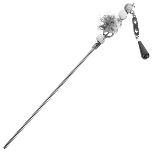 CLISPEED Eleganter Chinesischer Haarstab mit Metallanhänger Retro Haarschmuck für Damen Robustes Haarstäbchen für Festlichen Dutt Vielseitiges Accessoire für Hochzeit und Alltag von CLISPEED