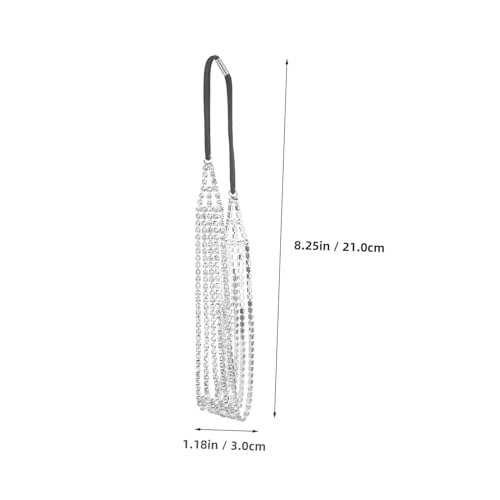 CLISPEED Elegantes Mehrlagiges Stirnband mit Funkelnden Strasssteinen Modisches Haarschmuck accessoire für Damen und Mädchen Leichtes Langlebiges Design für Hochzeit Party und Alltag von CLISPEED
