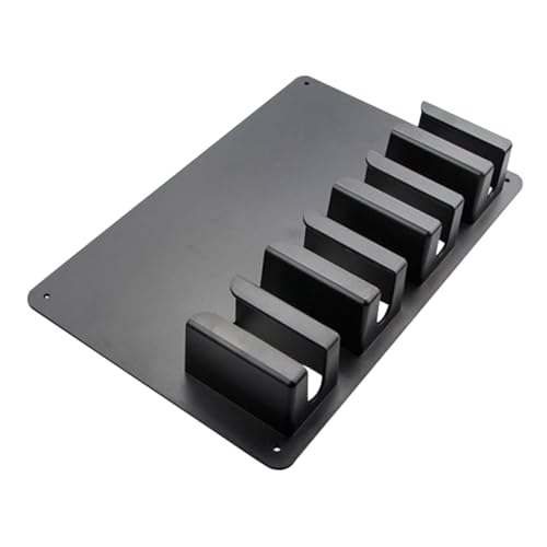 CLISPEED Elektrischer Haarschneide Clipper Wandhalterung Praktischer Friseurbedarf Organizer mit Steckplatz Design Langlebiger Halter für Professionelle Barbershops und Zuhause Modernes von CLISPEED