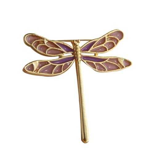 CLISPEED Emaillierte Libellen Brosche aus Legierung Kleine Corsage für Damen Eleganter Schal und Mantel Anstecker Vielseitiger Modeschmuck für Hochzeiten und Partys von CLISPEED