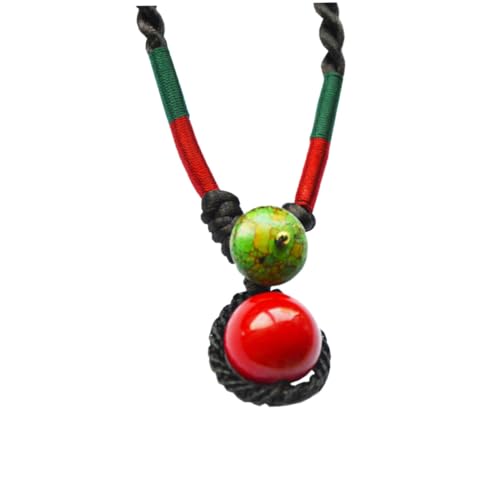 CLISPEED Ethnische Handgefertigte Rote Perlen Kette Damen Einfach Geflochtene Halskette Schmuck Rote bohne Anhänger Stilvoll Für Alltag und Reise CLISPEED Ethnische Handgefertigte Rote Perlen Kette Damen Einfach Geflochtene Halskette Schmuck Rote bohne Anhänger Stilvoll Für Alltag und Reise von CLISPEED