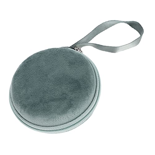 CLISPEED Fächer Ätherische Öle Tasche Tragbare Aufbewahrungsbox für Parfümflaschen Nagellack Organizer mit Lanyard für Reisen und Zuhause Grün Samt von CLISPEED