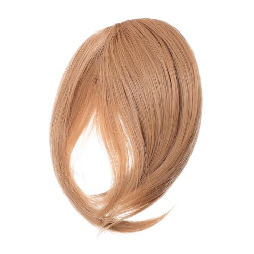 CLISPEED Fake Bang Haarteil Haarverlängerung mit Natürlichem Fransenansatz für Damen Vielseitig Einsetzbar Einfach zu Befestigen in Mehreren Farben Passend für Gesichtsformen und Anlässe von CLISPEED