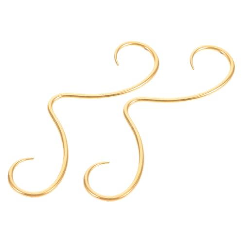 CLISPEED Fake Septum Ring aus Rostfreiem Ergonomisch Gestalteter Kleiner Nasenring Hautfreundlich Langlebig Modisches Piercing Schmuckstück für Damen und Herren von CLISPEED