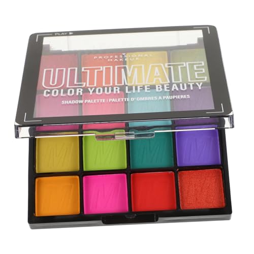 CLISPEED Farben Lidschattenpalette Matte und Glitzer Wasserfest Bunte Festival Make Up Palette Kompakt Tragbar Langlebig für Halloween Party Make Up CLISPEED Farben Lidschattenpalette Matte und Glitzer Wasserfest Bunte Festival Make Up Palette Kompakt Tragbar Langlebig für Halloween Party Make Up von CLISPEED