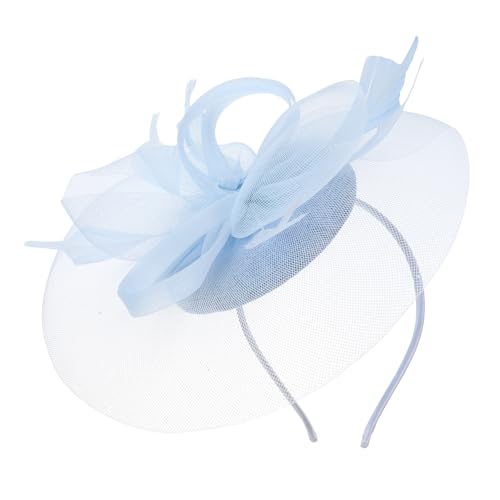 CLISPEED Fascinator Hut Für Damen Mit Netzdesign Und Federn Eleganter Kopfschmuck Für Hochzeiten Tea-partys Und Besondere Anlässe Leicht Und Zu Tragen von CLISPEED