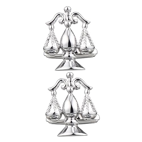 CLISPEED Manschettenknöpfe Herren Aus Kupfer Stilvolle Balance Form Dekorative Verschlüsse Für Anzüge Und Hemden Modisches Accessoire Für Männer Verarbeitet von CLISPEED