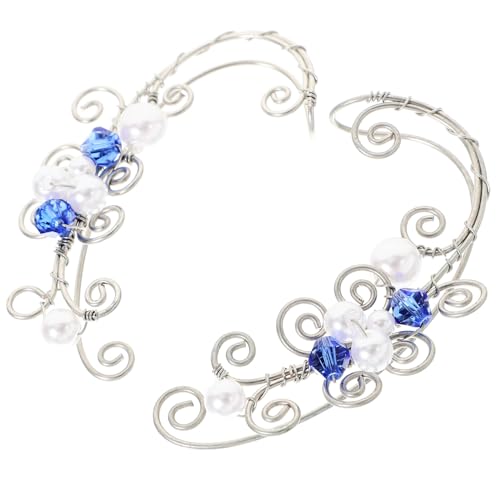 CLISPEED Filigrane Ear Cuff Ohrringe für Damen Manschetten Ohrschmuck ohne Piercing Handgefertigte Elfenohren Ohrhänger Leicht Anzulegen Modisch Vielseitig für Party und Alltag von CLISPEED