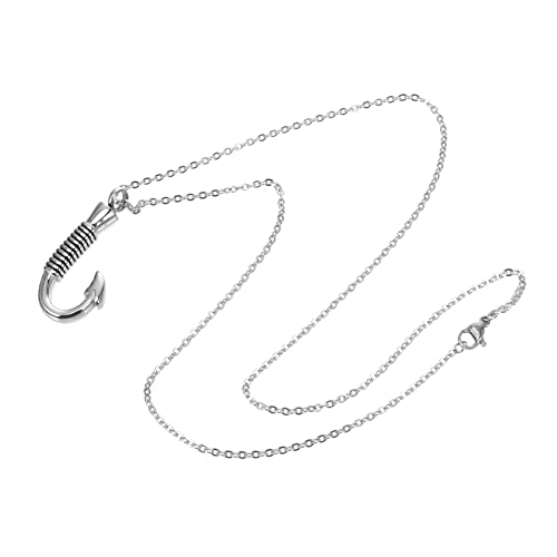 CLISPEED Fischhaken Urne Halskette für Gedenkschmuck mit Öffnungsmechanismus für Frauen Langlebig und eine Besondere an Geliebte Menschen von CLISPEED