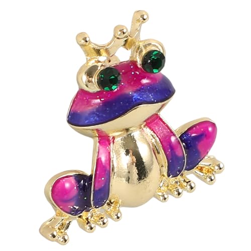 CLISPEED Frosch Brosche Anstecknadel für Kleidung Damen Niedliche Bunte Modebrosche Cartoon Tier Schmuck für Jacke Mantel Hemd Accessoire von CLISPEED
