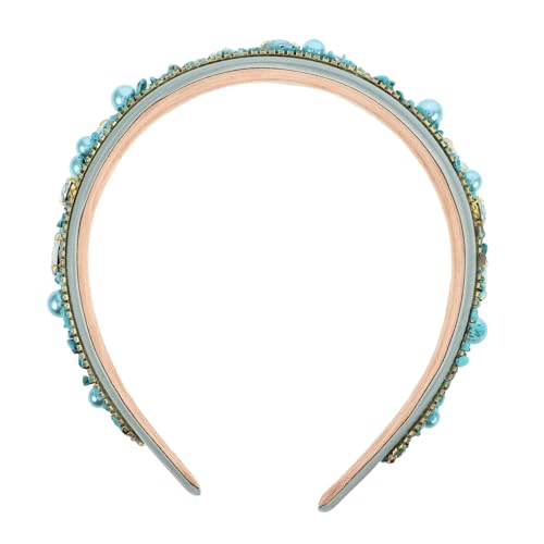 CLISPEED Funkelnder Türkisfarbener Breiter Haarschmuck für Stoff Haaraccessoire für Partys und Täglichen Gebrauch CLISPEED Funkelnder Türkisfarbener Breiter Haarschmuck für Stoff Haaraccessoire für Partys und Täglichen Gebrauch von CLISPEED