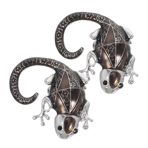 CLISPEED Gecko Metall Schuhclips Abnehmbare Dekorationsschnallen für Damen Vielseitige Accessoires für High Heels Stiefel Freizeitkleidung von CLISPEED