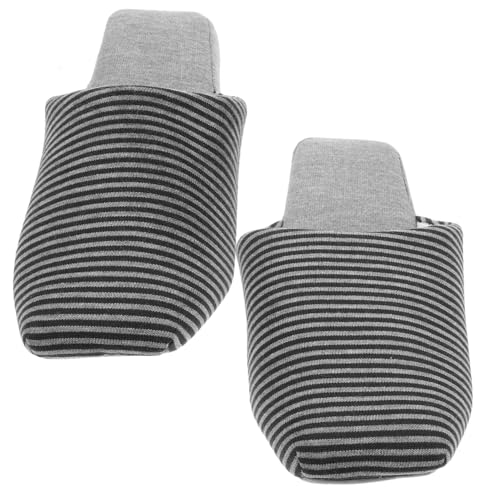 CLISPEED Gestreifte Baumwoll Hausschuhe für Herren Weiche Warme Gestrickte Indoor Slipper mit Rutschfester Sohle Komfortable Hotel und Spa Pantoffeln für Zuhause und Holzfußböden CLISPEED Gestreifte Baumwoll Hausschuhe für Herren Weiche Warme Gestrickte Indoor Slipper mit Rutschfester Sohle Komfortable Hotel und Spa Pantoffeln für Zuhause und Holzfußböden von CLISPEED