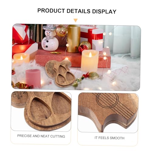 CLISPEED Gitarren plektron Aufbewahrungsbox Kompakt Praktisch Tragbar mit Schönem Design für Gitarrenliebhaber Geschenkidee Pick Organizer Box von CLISPEED