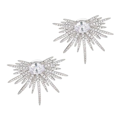 CLISPEED Stern-ohrringe Mit Strass Für Damen Funkelnde Ohrstecker Zierlicher Modeschmuck Statement-ohrschmuck Für Besondere Anlässe von CLISPEED