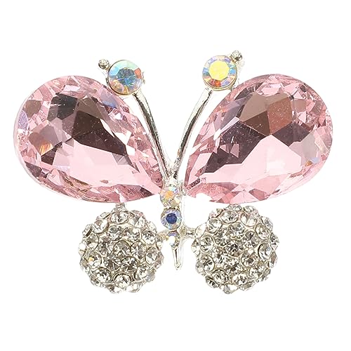 CLISPEED Glitzernde Brosche aus Legierungs Schmuck mit Kristallapplikation Schuh und Kleidungsdekoration für DIY Kleidung Rucksäcke Hüte und Accessoires von CLISPEED