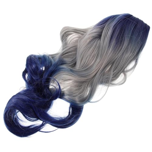 CLISPEED Gradient Color Lange Gewellte Perücke Damen Cosplay Party Halloween Verstellbare Synthetische Lockige Haare Zubehör Elegant Alltag CLISPEED Gradient Color Lange Gewellte Perücke Damen Cosplay Party Halloween Verstellbare Synthetische Lockige Haare Zubehör Elegant Alltag von CLISPEED
