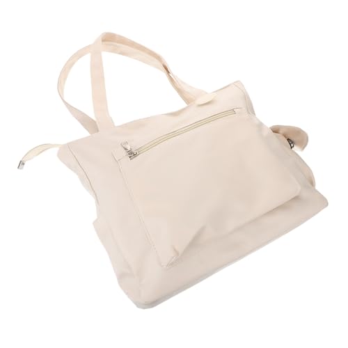 CLISPEED Große Canvas Tragetasche Damen Multifunktionale Handtasche mit Hoher Kapazität Vielseitige Schultertasche für Arbeit Einkaufen und Alltag von CLISPEED