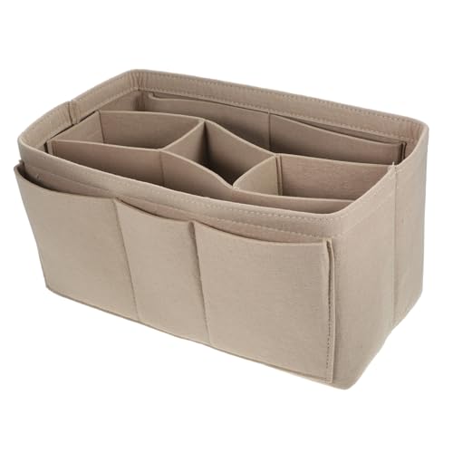 CLISPEED Große Filz Kosmetiktasche Wasserabweisend Vielseitiger Make Up Organizer Tasche Damen Herren Reise Kulturbeutel für Zuhause Schule Büro Camping von CLISPEED