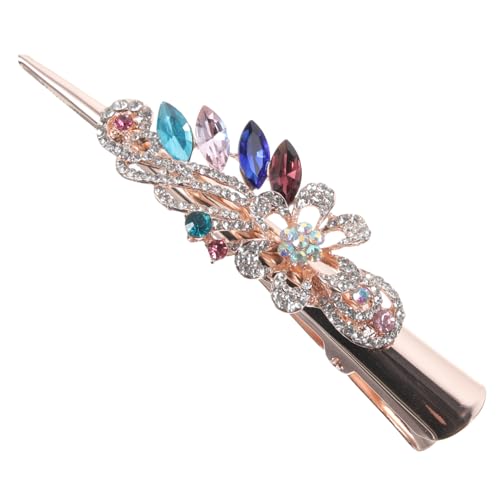 CLISPEED Große Haarklammer Damen Vintage Haarklammer mit Strass Haarschmuck für Dicken und Dünnen Haarstyle Frisör Haarclip für Frauen und Mädchen von CLISPEED
