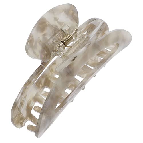 CLISPEED Große Haarklammer Für Damen Elegante Marbled Moon Hair Clip Aus Robustem Acryl Für Dickes Haar Vielseitig Einsetzbar Bei Makeup Alltag von CLISPEED