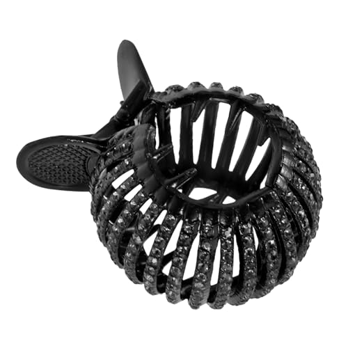 CLISPEED Große Haarklammer mit Strasssteinen Robuster Ponytail Holder Clip Modisches Damen und Mädchen Haaraccessoire für Eleganten Dutt und Sicheres Styling von CLISPEED
