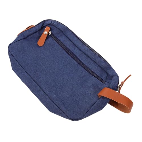 CLISPEED Große Herren Kulturtasche Reisetasche Nylon Waschbeutel mit Nassfach Kompakt Leicht Tragbar für Reise und Alltag von CLISPEED