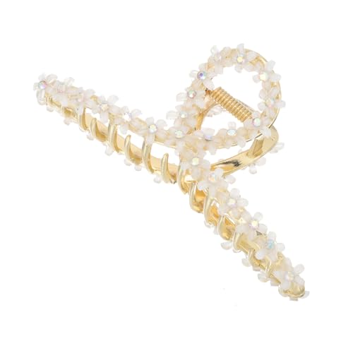 CLISPEED Große Rutschfeste Haarklammer für Dickes Haar Metallener Strass Krallenclip Modisches Haarstyling Zubehör für Frauen und Teenager Vielseitig für Alltag Büro und Reisen von CLISPEED