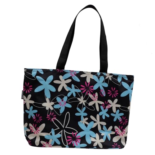 CLISPEED Große Wasserfeste Reisetasche Damen Handtasche aus Oxford Reißverschluss Geräumige Umhängetasche für Alltag Strand Party und Shopping Robuste Mädchen Tasche mit Praktischem von CLISPEED