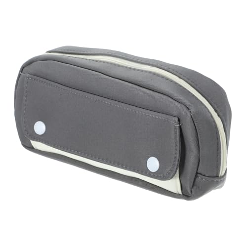 CLISPEED Großes Federmäppchen aus Polyester mit Klappverschluss und Druckknopf Geräumiges Mäppchen für Mädchen und Erwachsene Langlebiges Wiederverwendbares Stiftemäppchen für Schule und von CLISPEED