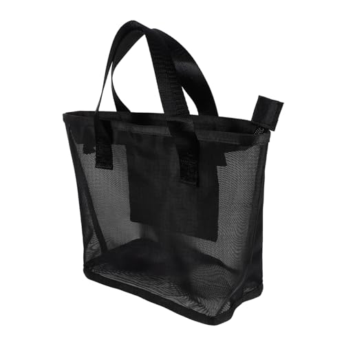 CLISPEED Großes Mesh Kosmetiktasche mit Reißverschluss und Tragegriff Atmungsaktive Waschbeutel für Reisen und Camping Vielseitige Schmink und Organizer Tasche für Kosmetik und Kleine von CLISPEED