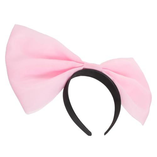 CLISPEED Großes Schleifen Stirnband Damen Modisches Überdimensionales Haarschmuck Accessoire für Partys Cosplay und Festliche Anlässe Geeignet für Erwachsene und Verschiedene Frisuren von CLISPEED