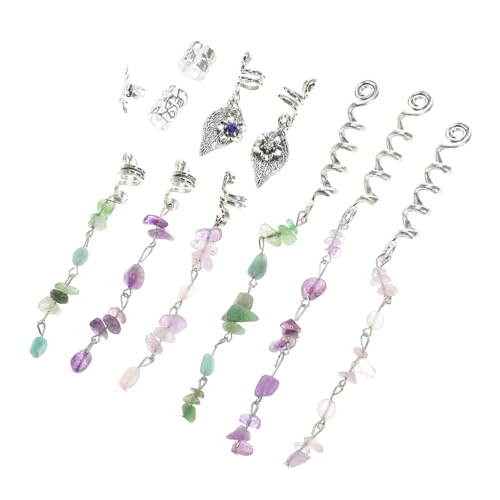 CLISPEED Dreadlock Haarschmuck Satz Mit Anhängern Haarschmuck Für Zöpfe Perlen Für Frauen Handgefertigte Dreadlock Accessoires Vielseitige Zopf Accessoires Für Halsketten Und von CLISPEED