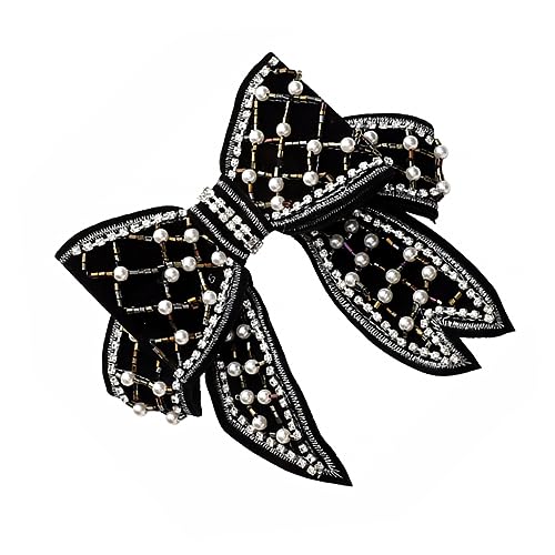 CLISPEED Haarklammer mit Schleifen Design und Strassbesatz Modischer Haarschmuck für Damen und Mädchen Stilvoller Haarclip für Besondere Anlässe und Alltag Vielseitiges Accessoire für von CLISPEED