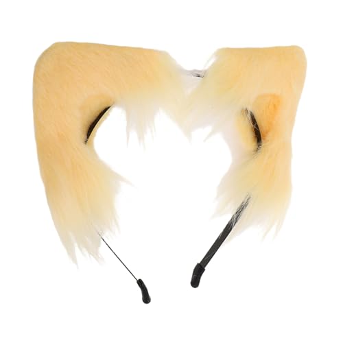 CLISPEED Haarreif Mit Pelzigen Katzenohren Flauschiges Stirnband Für Cosplay Halloween Und Partys Süßes Haaraccessoire Für Frauen Und Mädchen von CLISPEED