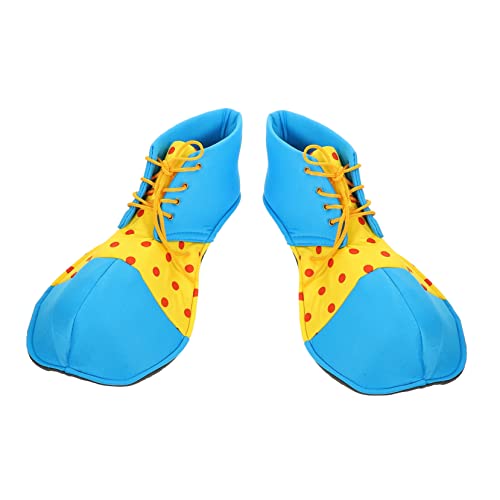 CLISPEED Halloween Clown Schuhe Großes Cosplay Kostüm Requisit Leichtes Bequemes und Partyzubehör für Erwachsene Blau von CLISPEED