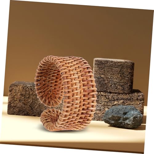 CLISPEED Handgefertigtes Geflochtenes Strohbändchen Leichter Boho Rattan Armreif Robustes Geflochtenes Ethno Armband Auffälliger Breiter Manschettenreif Verstellbar Modisches Sommer CLISPEED Handgefertigtes Geflochtenes Strohbändchen Leichter Boho Rattan Armreif Robustes Geflochtenes Ethno Armband Auffälliger Breiter Manschettenreif Verstellbar Modisches Sommer von CLISPEED