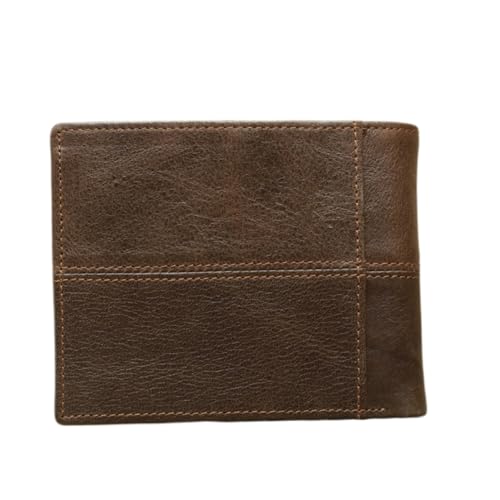 CLISPEED Herren Geldbörse Retro Stil mit Münzfach und Kartenfächern Strapazierfähiges Weiches Echtmaterial Portemonnaie Kompakt und Multifunktional für Alltag und CLISPEED Herren Geldbörse Retro Stil mit Münzfach und Kartenfächern Strapazierfähiges Weiches Echtmaterial Portemonnaie Kompakt und Multifunktional für Alltag und von CLISPEED