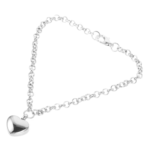 CLISPEED Herz Armband Urn Armband für Handgelenk Schmuck für Frauen Erinnerungsstück für Tierhaare oder Langlebig und Leicht zu Tragen von CLISPEED