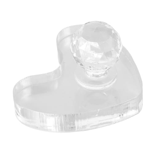 CLISPEED Herzförmiger Kosmetikstempel Blush und Lidschatten Presswerkzeug aus Robustem Kunststoff Langlebig Schnell und Einfach Anzuwenden für DIY Make up und Dekorative Puderpressung von CLISPEED