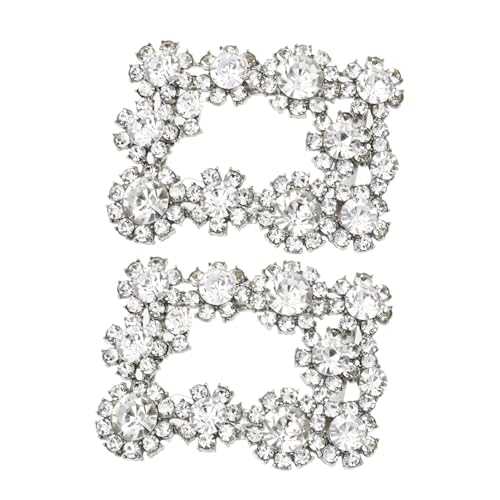 CLISPEED High end Strass Schuhschnalle für DIY Schuhschmuck Pumps Sneakers Hochwertige Glänzende Schuhclips als Dekoratives Accessoire für Hochzeit und Alltag von CLISPEED