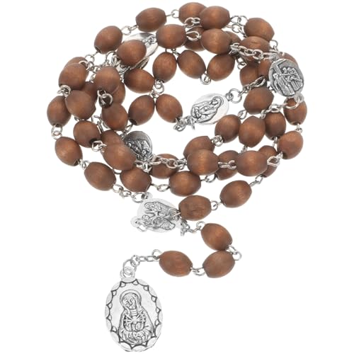 CLISPEED Holzkugel Halskette mit Soliden Perlen Unisex Holzperlen Anhänger Modische Geschenke für Männer Frauen Vielseitiger Schmuck für Alltag Party Hochzeit und Feiertage CLISPEED Holzkugel Halskette mit Soliden Perlen Unisex Holzperlen Anhänger Modische Geschenke für Männer Frauen Vielseitiger Schmuck für Alltag Party Hochzeit und Feiertage von CLISPEED