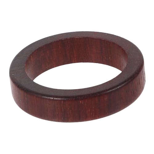 CLISPEED Holzring Vintage Holzringe Finger Schmuck Handgefertigt Komfortabel Langlebig Dekorativ Modisch für Damen Herren Geeignet von CLISPEED