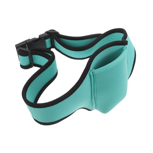 CLISPEED Hüfttasche Zum Laufen wasserdichte Handy-gürtel Für Damen Und Herren Elastischer Yoga-gürtel Mit Zwei Taschen Atmungsaktives Design Für Training Camping Und Radfahren von CLISPEED