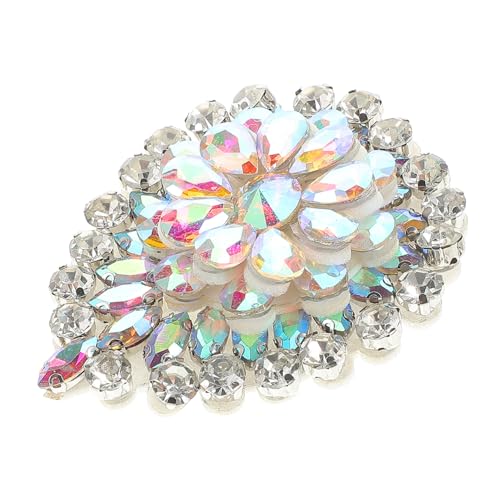 CLISPEED Irideszierende Strass Brosche Damenbrosche Wasserfall Kristallglas Anstecknadel für Kleidung Handtaschen Schmuck Accessoire Vintage Stil Elegant und Vielseitig Verwendbar CLISPEED Irideszierende Strass Brosche Damenbrosche Wasserfall Kristallglas Anstecknadel für Kleidung Handtaschen Schmuck Accessoire Vintage Stil Elegant und Vielseitig Verwendbar von CLISPEED