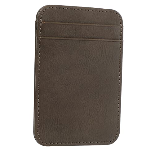 CLISPEED Kartenhalter PU Hochformat Visitenkartenetui Business Kartenhülle Leicht Strapazierfähig für Ausweis Führerschein Reiseunterlagen Praktisch für Reisen Alltag von CLISPEED