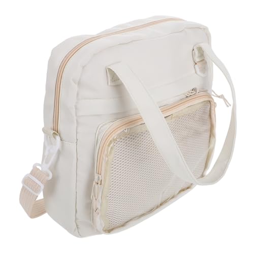 CLISPEED Kawaii Umhängetasche Japanischer Stil Transparent Leicht Verstellbarer Schultergurt Multifunktionale Handtasche Softgirl Ästhetik Für Alltag College Cosplay von CLISPEED